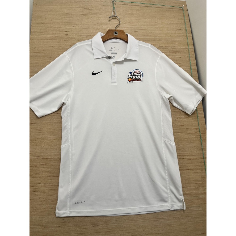 NCAA Final Four Atlanta Shirt Mens Small White Basketball Nike‎ Dri Fit 2013